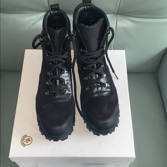 Moncler® Helis Suede/Leather Hiking Boot - Picture 4 of 11